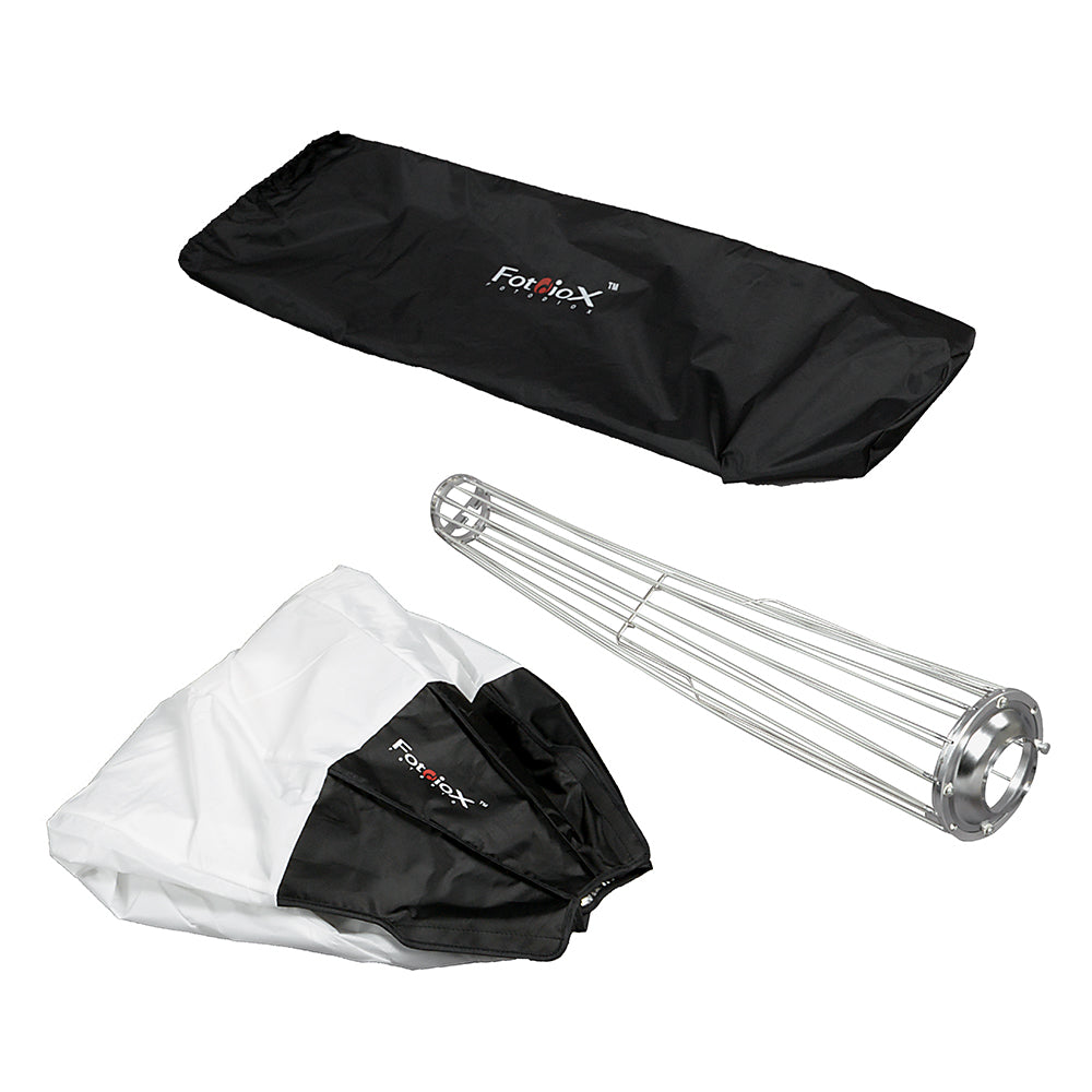 Fotodiox Lantern Softbox with Bowens Insert (2025) - Quick Collapse Globe Softbox with Partial Silver Reflective Interior
