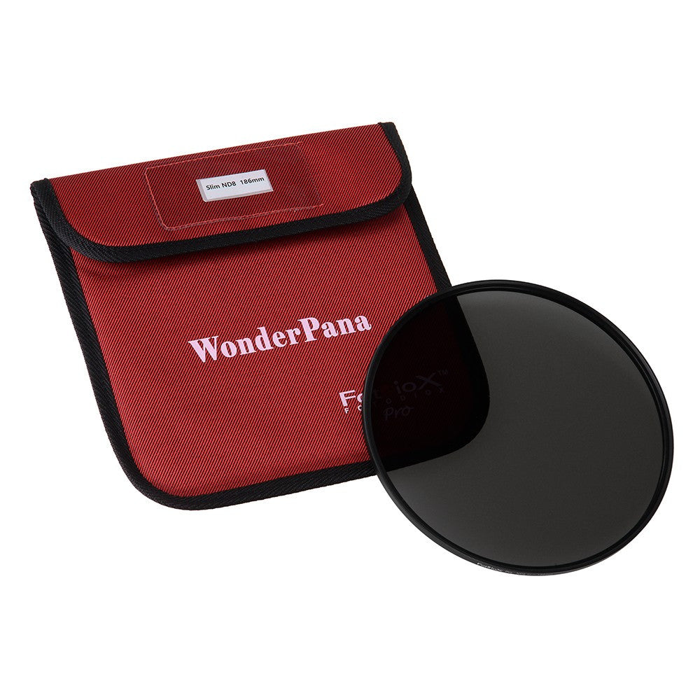 WonderPana 186mm Slim Neutral Density 8 (3-Stop) Filter - Slim ND8 Filter (works with WonderPana 186 Systems)