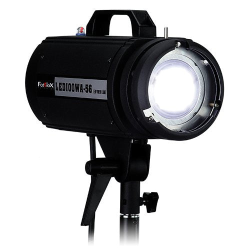 Fotodiox Pro LED-100WA-56 Daylight Studio LED, High-Intensity LED Studio Light for Still and Video - with Dimmable Control, 12V AC Power Adapter, Light Stand bracket