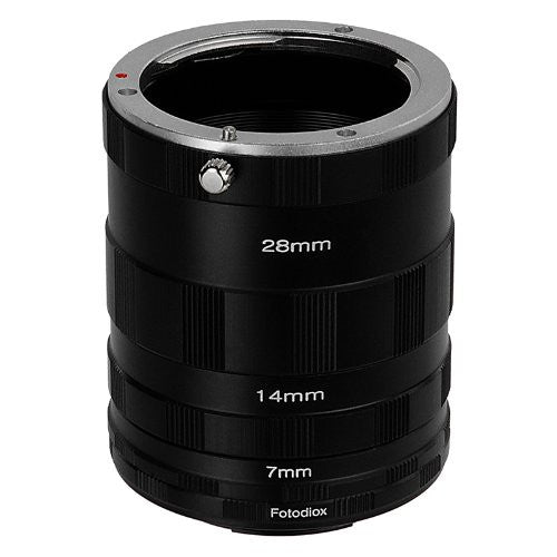 Fotodiox Macro Extension Tube Set for Fujifilm X-Series Mirrorless Cameras for Extreme Close-up Photography