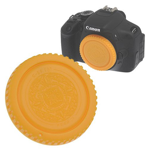 Fotodiox Designer Yellow Body Cap for All Nikon F SLR/DSLR Cameras