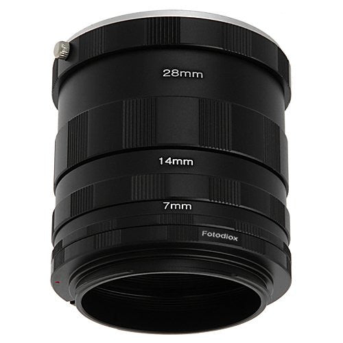 Fotodiox Macro Extension Tube Set for Canon EOS (EF, EF-S) Mount SLR Cameras for Extreme Close-up Photography