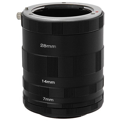 Set De Tubes Macro Manuel Pour Panasonic Lumix Micro 4/3 - 5 Pièces (7mm, 14mm, 28mm) Pour Photos Rapprochées Sans Autofocus