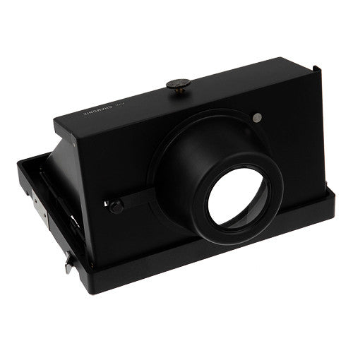 Fotodiox Pro Chamonix 4x5 Right Angle View Finder Hood - Collapsible Focusing Monocular, Reflex Hood & Groundglass Cover with Magnifying Eyepiece Viewer for Chamonix 4x5 Large Format View Camera