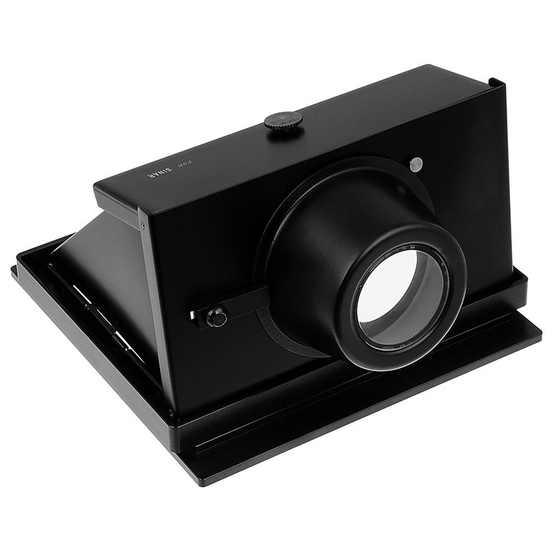 Fotodiox Pro Sinar 4x5 Right Angle View Finder Hood - Collapsible Focusing Monocular, Reflex Hood & Groundglass Cover with Magnifying Eyepiece Viewer for Sinar 4x5 Large Format View Camera