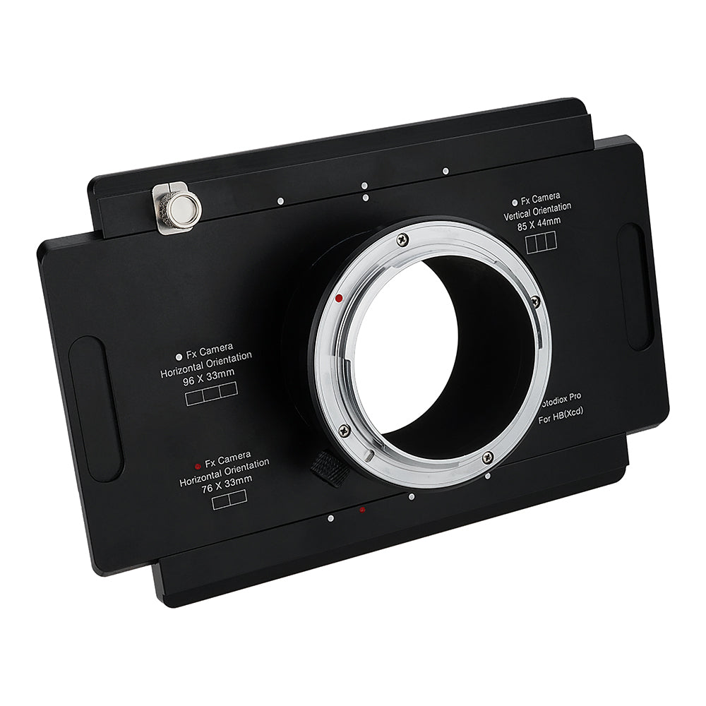 Fotodiox Pro Lens Mount Adapter, Hasselblad XCD Mount Mirrorless Digital Camera Back (such as X1D-50c) to Large Format 4x5 View Cameras with a Graflok Rear Standard - Shift / Stitch Adapter