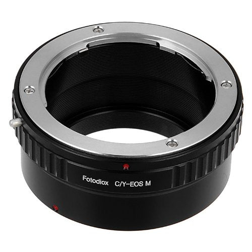 Fotodiox Lens Mount Adapter - Contax/Yashica (CY) Lens to Canon EOS M (EF-M Mount) Mirrorless Camera Body