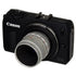 Fotodiox Lens Mount Adapter - Select Contax G Lens to Canon EOS M (EF-M Mount) Mirrorless Camera Body with Built-In Focus Control Dial