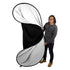 Fotodiox Collapsible 5x7ft Portable Black/White Muslin Background