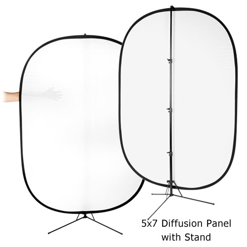 Fotodiox Collapsible 5x7 Diffuser Pro, Premium Grade Collapsible Diffusion Disc