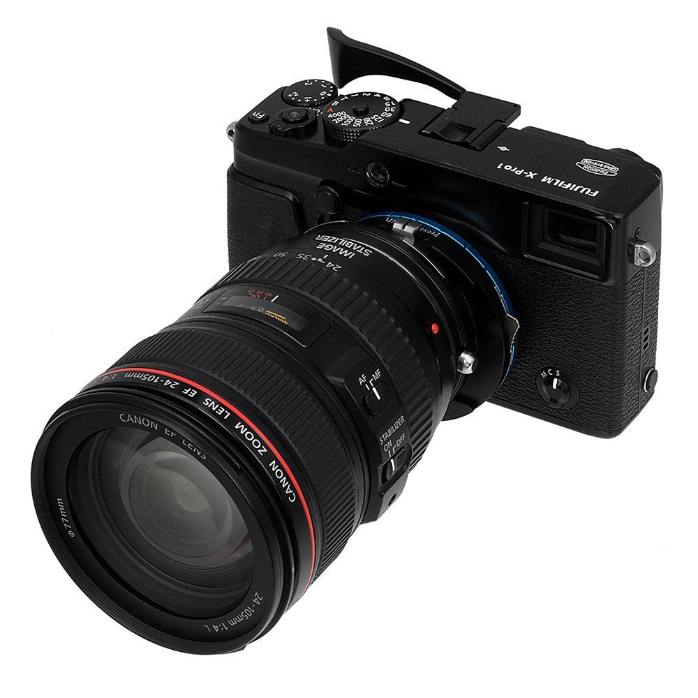 Canon EOS Lens to Fujifilm X-Series (FX) Mount Camera Bodies