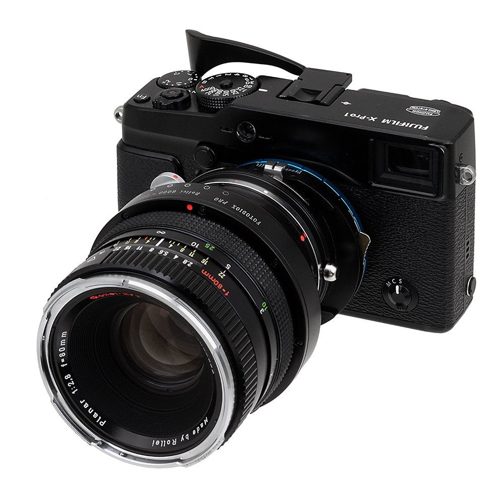 Rolleiflex SL66 SLR Lens to Fujifilm X-Series (FX) Mount Camera Body Adapter