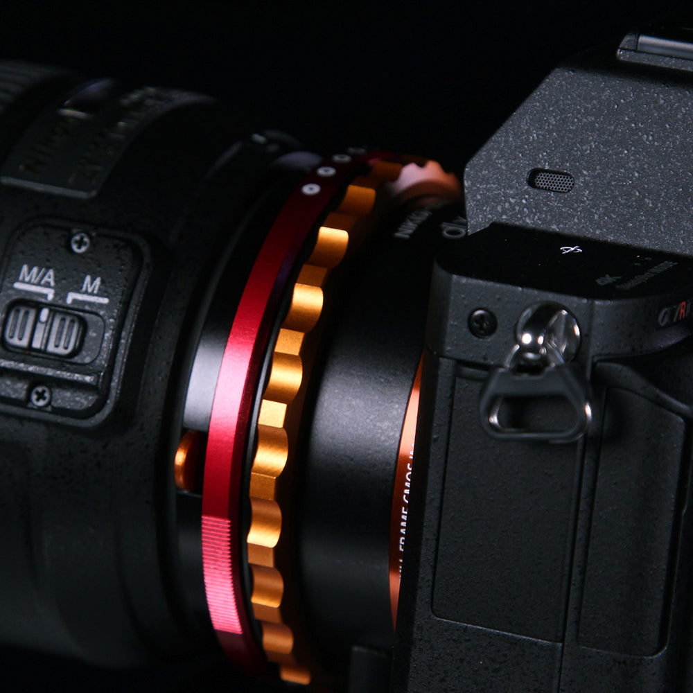 Fotodiox DLX Lens Adapter - Nikon Nikkor F Mount G-Type D/SLR Lens to Sony Alpha E-Mount Mirrorless Camera Body (Ver.1)
