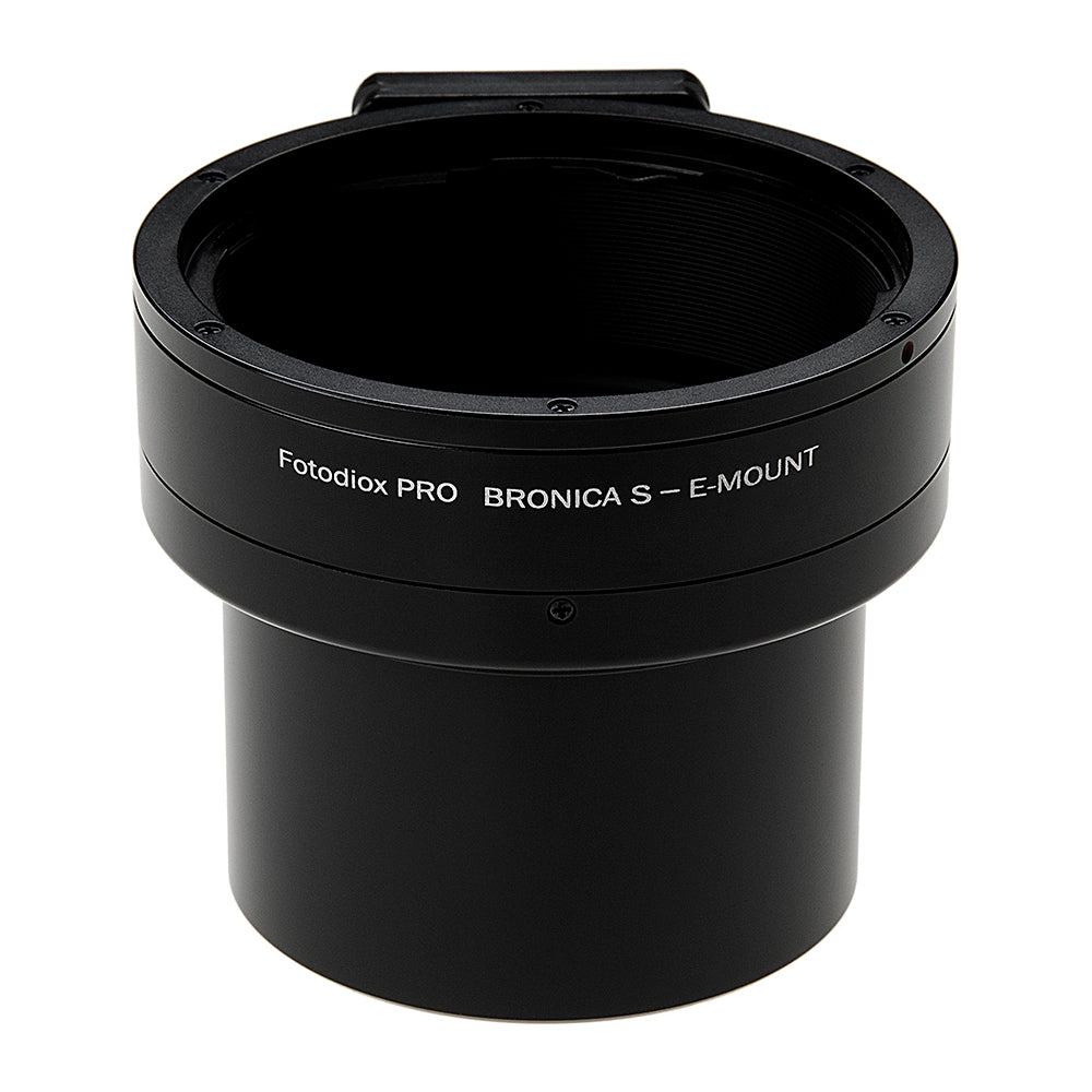 Fotodiox Pro Lens Mount Adapter - Compatible with Bronica S Mount Lens to Sony Alpha E-Mount Mirrorless Camera Body