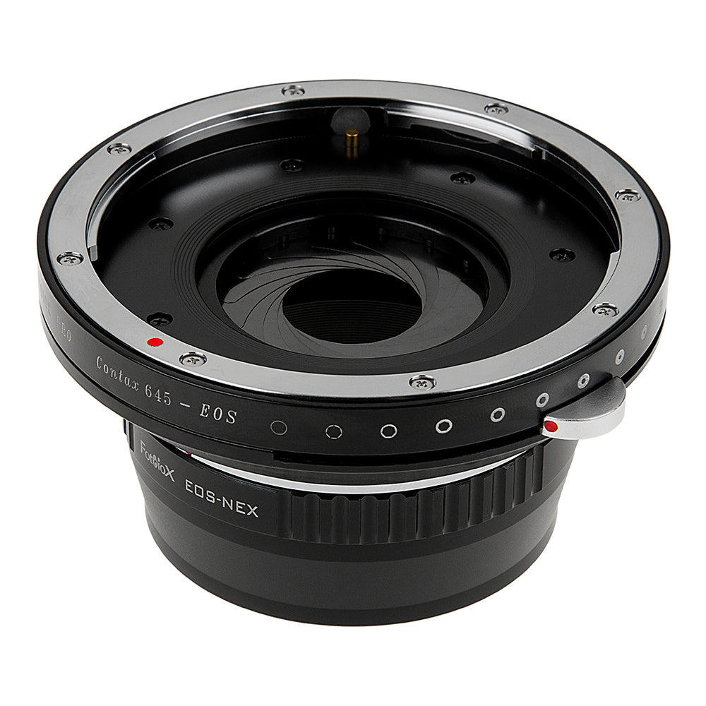 Fotodiox Pro Lens Mount Double Adapter for Contax 645 Lenses on Sony E-Mount Cameras