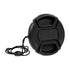 Fotodiox Inner Pinch Lens Cap, Lens Cover with Cap Keeper