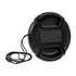 Fotodiox Inner Pinch Lens Cap, Lens Cover with Cap Keeper