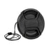 Fotodiox Inner Pinch Lens Cap, Lens Cover with Cap Keeper