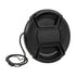 Fotodiox Inner Pinch Lens Cap, Lens Cover with Cap Keeper