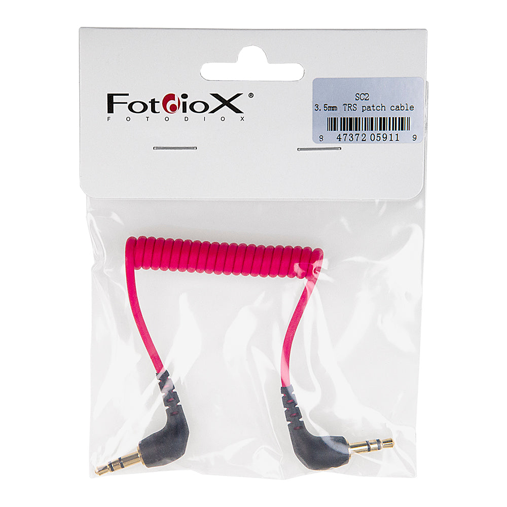 Fotodiox SC2 Replacement Patch Cable - 3.5mm TRS Male to 3.5mm TRS Male Patch Cable (TRS-TRS)