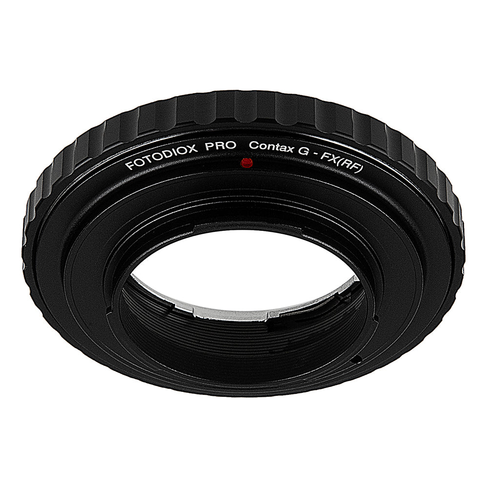 Fotodiox Pro Lens Mount Adapter - Select Contax G SLR Lens to Fujifilm Fuji X-Series Mirrorless Camera Body with Built-in Focus Control Dial