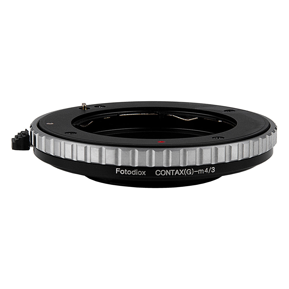 Fotodiox Lens Mount Adapter - Select Contax G SLR Lens to Micro Four Thirds (MFT, M4/3) Mount Mirrorless Camera Body with Built-In Focus Control Dial