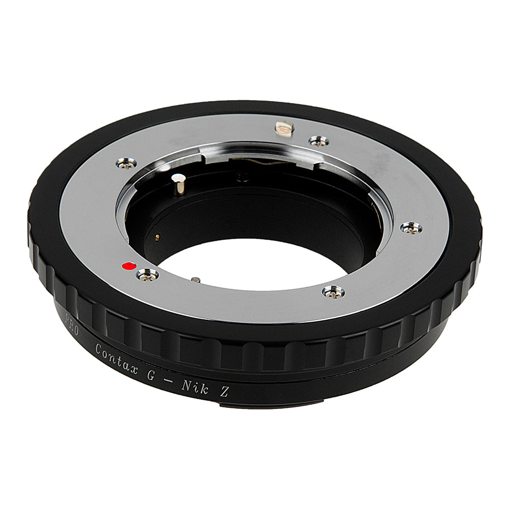 Fotodiox Pro Lens Adapter For Select Contax G Lenses to Nikon Z-Mount Cameras with Built-in Focus Control Dial