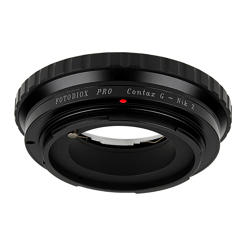 Fotodiox Pro Lens Adapter For Select Contax G Lenses to Nikon Z-Mount Cameras with Built-in Focus Control Dial