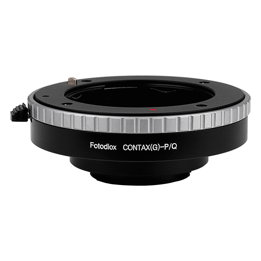 Fotodiox Lens Adapter - Compatible with Contax G Rangefinder Lenses to Pentax Q (PQ) Mount Mirrorless Cameras with Built-in Focus Control Dial