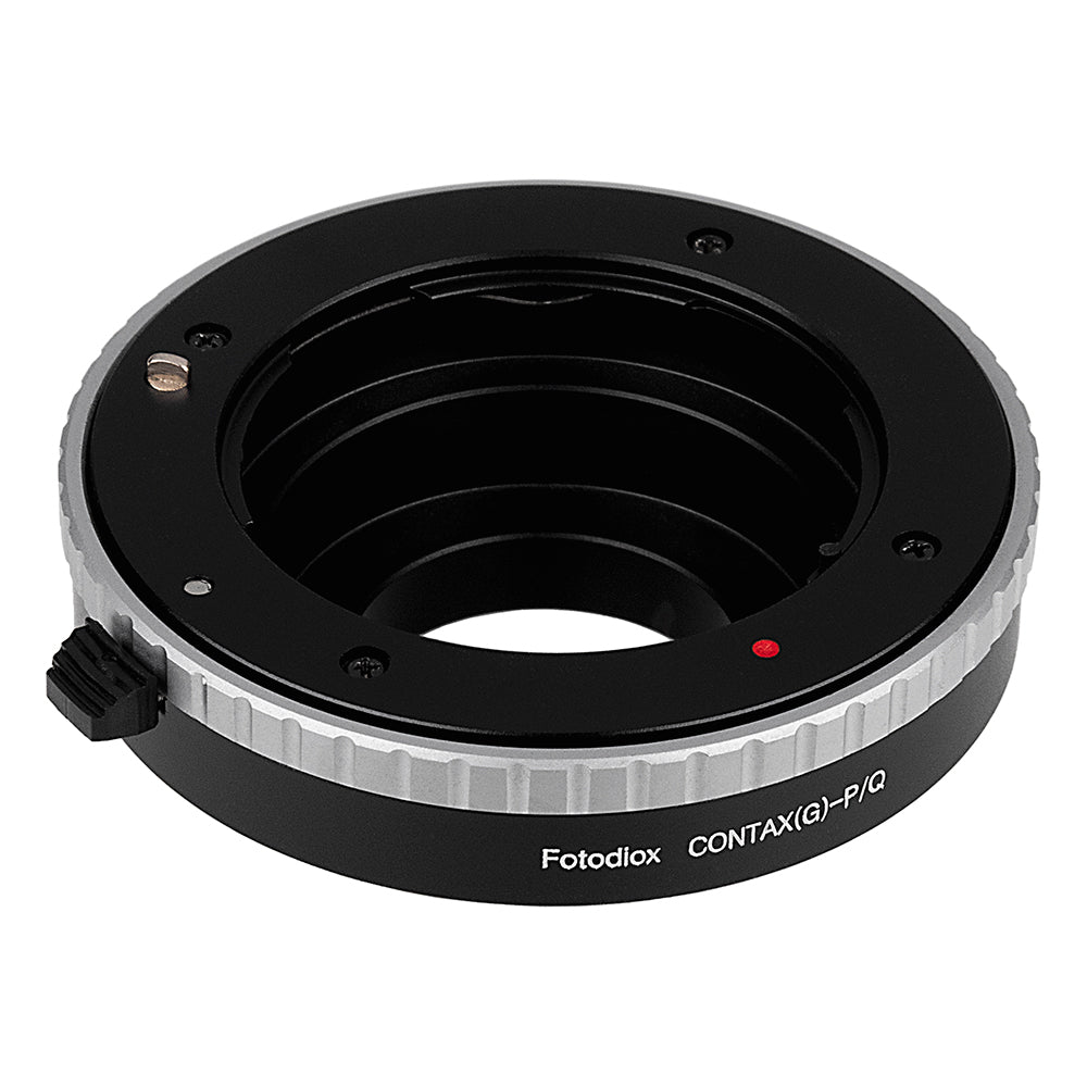 Fotodiox Lens Adapter - Compatible with Contax G Rangefinder Lenses to Pentax Q (PQ) Mount Mirrorless Cameras with Built-in Focus Control Dial