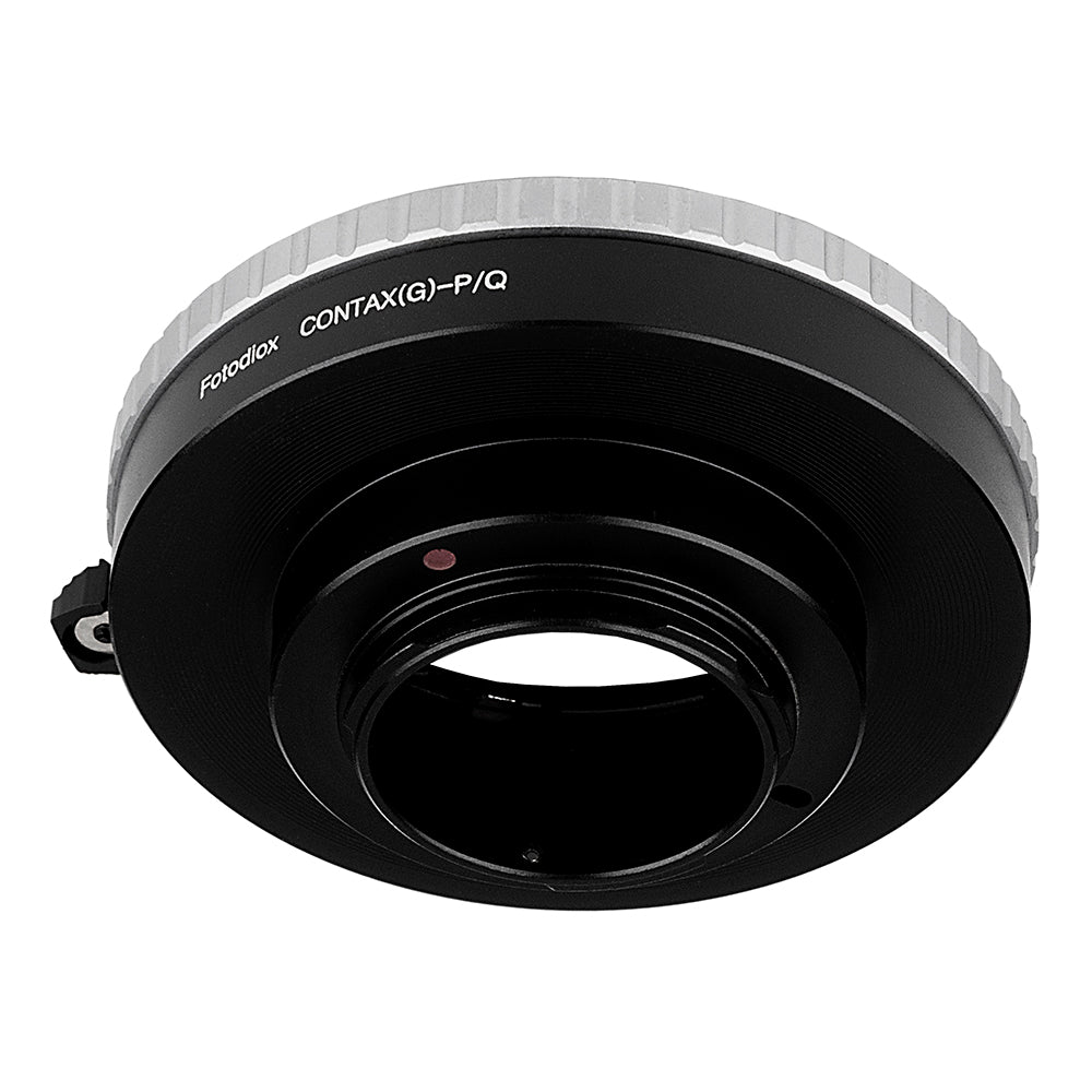 Fotodiox Lens Adapter - Compatible with Contax G Rangefinder Lenses to Pentax Q (PQ) Mount Mirrorless Cameras with Built-in Focus Control Dial