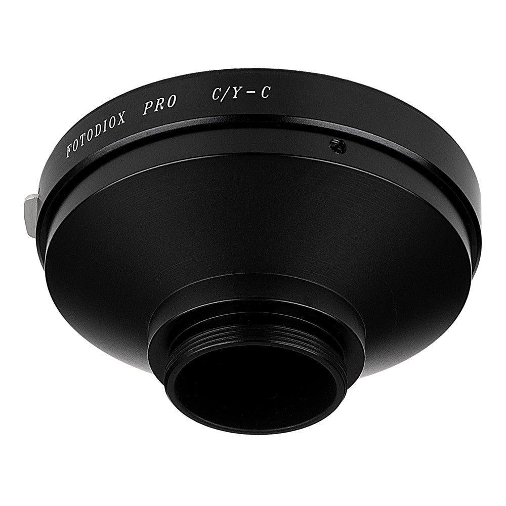 Fotodiox Pro Lens Adapter - Compatible with Contax/Yashica (CY) SLR Lenses to C-Mount (1" Screw Mount) Cine & CCTV Cameras