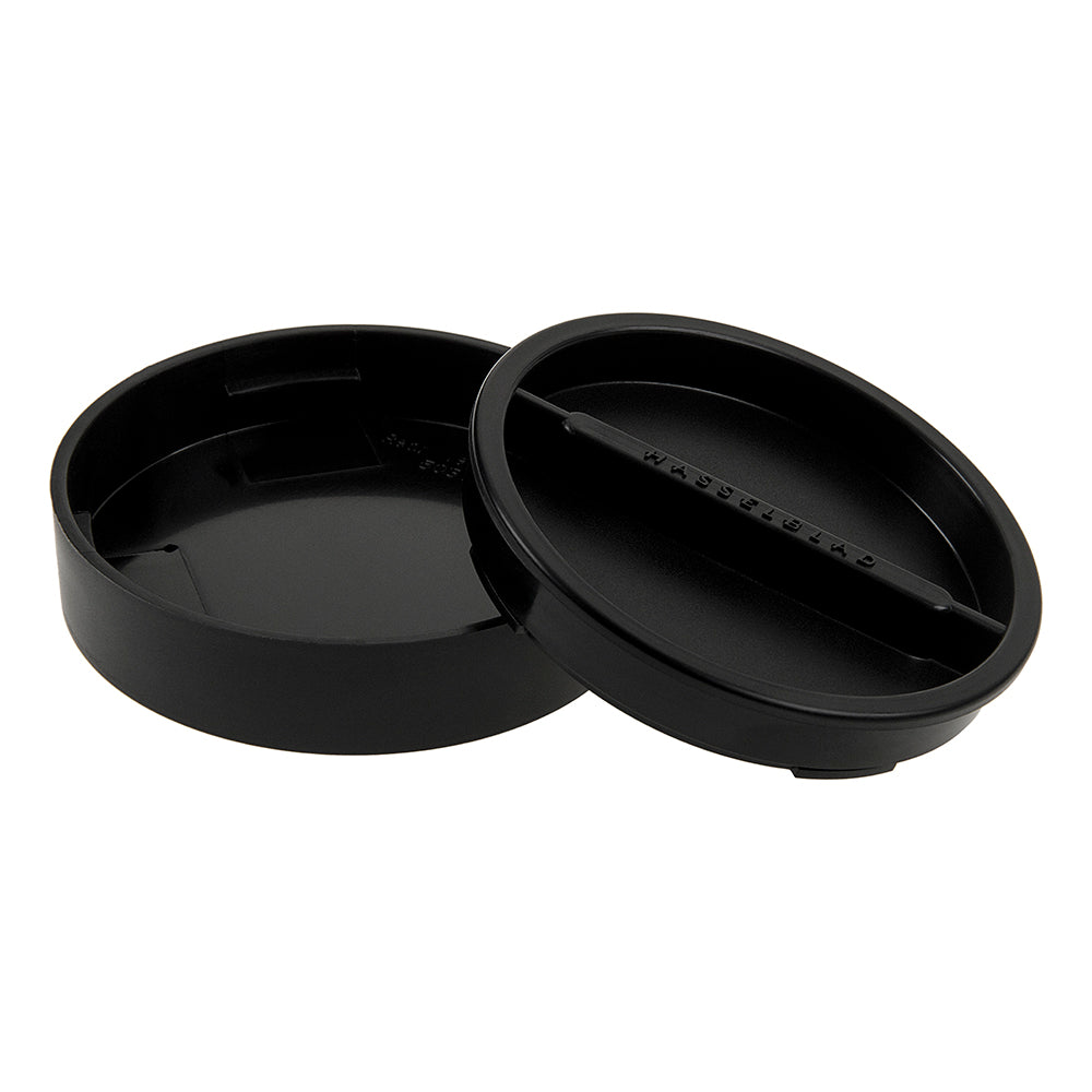Fotodiox Camera Body & Rear Lens Cap Set for All Hasselblad V-Mount Compatible Cameras & Lenses - Black