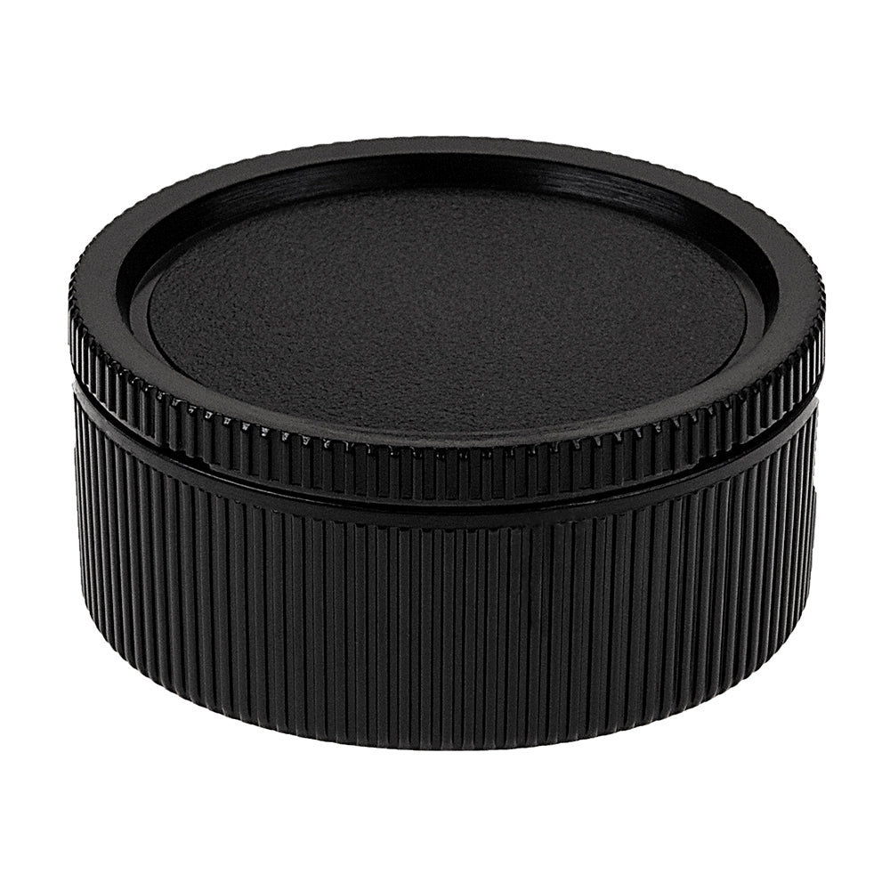 Fotodiox Camera Body & Rear Lens Cap Set for All Leica M Rangefinder Compatible Cameras & Lenses - Black