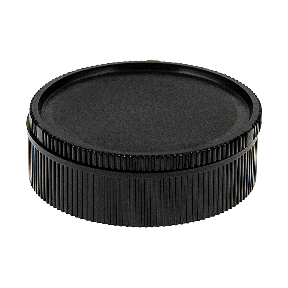 Fotodiox Camera Body & Rear Lens Cap Set for All Leica R SLR Compatible Cameras & Lenses - Black