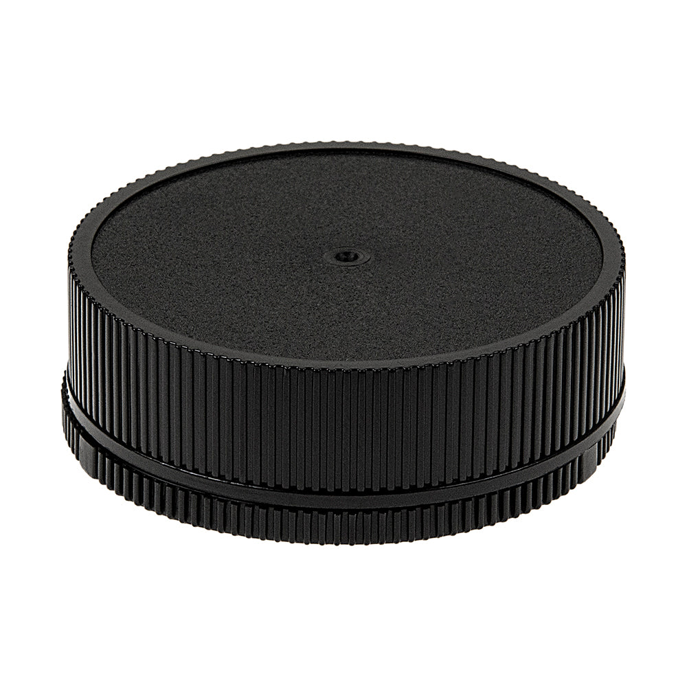 Fotodiox Camera Body & Rear Lens Cap Set for All Leica R SLR Compatible Cameras & Lenses - Black