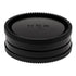 Fotodiox Camera Body & Rear Lens Cap Set for All Sony Alpha E-Mount Compatible Cameras & Lenses