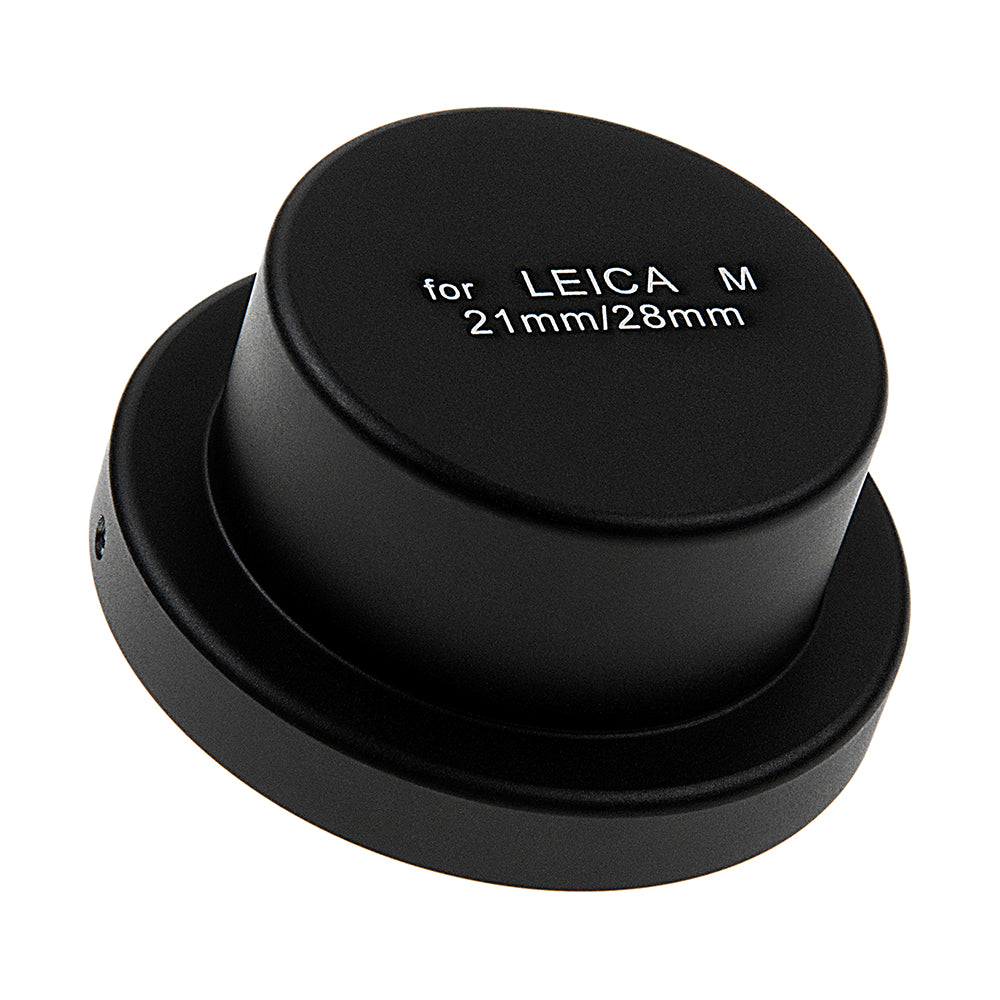 Fotodiox Leica M Metal Deep Rear Lens Cap - Black Protective Deep Rear Cap for Leica M 21mm & 28mm Wide Angle Lenses