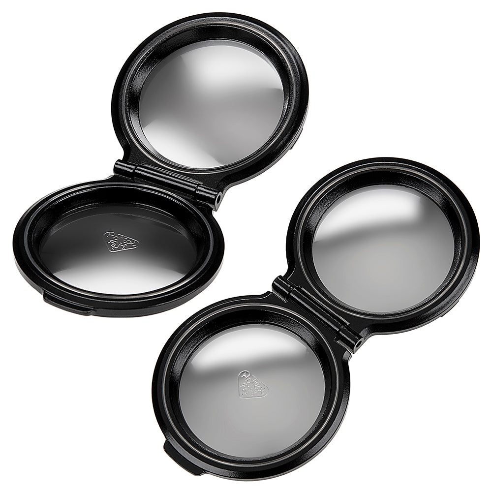 Fotodiox Pro Lens Cap for Rollei TLR Camera with Bay III (B3) f2.8 Take Lens - Set of 2, Reflective Finish, fits Twin Lens Rollei (TLR) Bay III Mount, 2.8 B/C/D/E/F/GX/FX (Biometer, Planar, Xenotar, Sonnar) Lenses