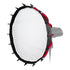 Fotodiox EZ-Pro DLX Collapsible Beauty Dish & Softbox Combination with Bowens Insert & Grid - Silver Reflective Interior & Plate with Double Diffusion