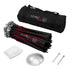 Fotodiox EZ-Pro DLX Collapsible Beauty Dish & Softbox Combination with Bowens Insert & Grid - Silver Reflective Interior & Plate with Double Diffusion
