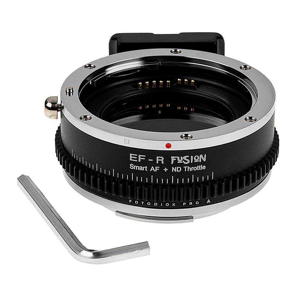 Vizelex ND Throttle Fusion Smart AF Lens Adapter - Canon EOS (EF / EF-S) Lens to Canon RF Mount Mirrorless Cameras with Full Automated Functions and Built-In Variable ND Filter (2 to 8 Stops)