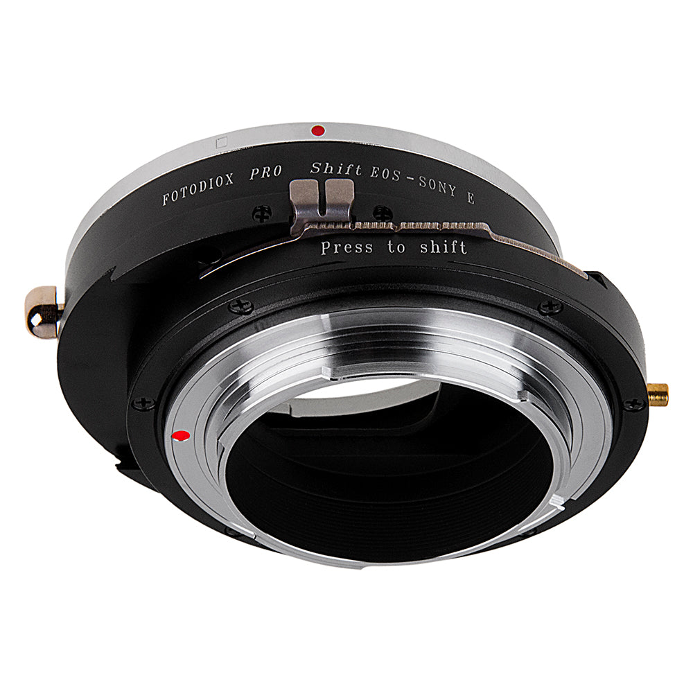 Fotodiox Pro Lens Mount Shift Adapter - Canon EOS (EF / EF-S) D/SLR Lens to Sony Alpha E-Mount Mirrorless Camera Body