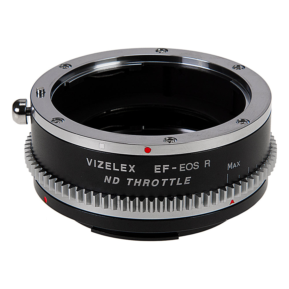Vizelex Cine ND Throttle Lens Mount Adapter from Fotodiox Pro Compatible with Canon EOS (EF / EF-S) D/SLR Lenses to Canon RF Mount Mirrorless Camera Body with Built-In Variable ND Filter (2 to 8 Stops)