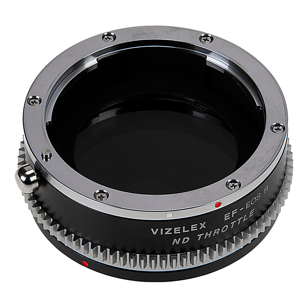 Vizelex Cine ND Throttle Lens Mount Adapter from Fotodiox Pro Compatible with Canon EOS (EF / EF-S) D/SLR Lenses to Canon RF Mount Mirrorless Camera Body with Built-In Variable ND Filter (2 to 8 Stops)