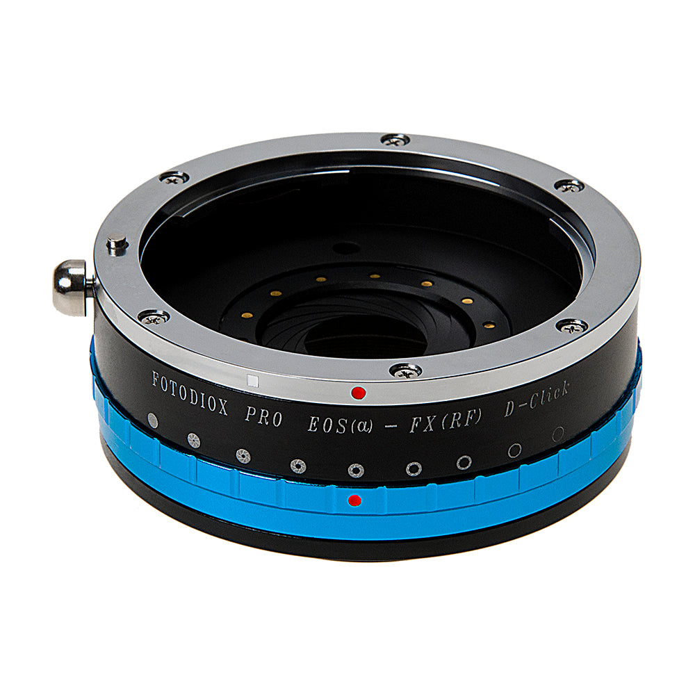 Fotodiox Pro Lens Mount Adapter - Canon EOS (EF Only) D/SLR Lens to Fujifilm Fuji X-Series Mirrorless Camera Body with Built-In Aperture Iris