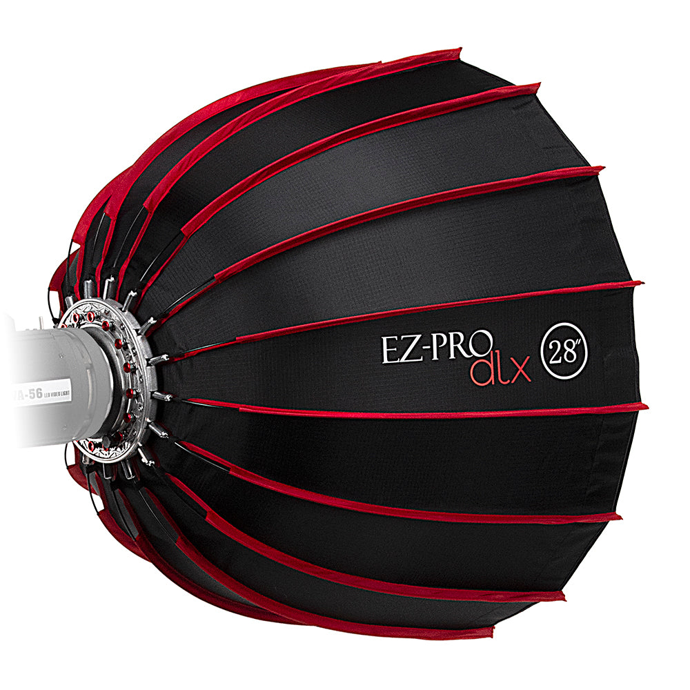 Fotodiox EZ-Pro DLX Parabolic Softbox with Balcar Speedring - Quick Collapsible Softbox with Silver Reflective Interior with Double Diffusion