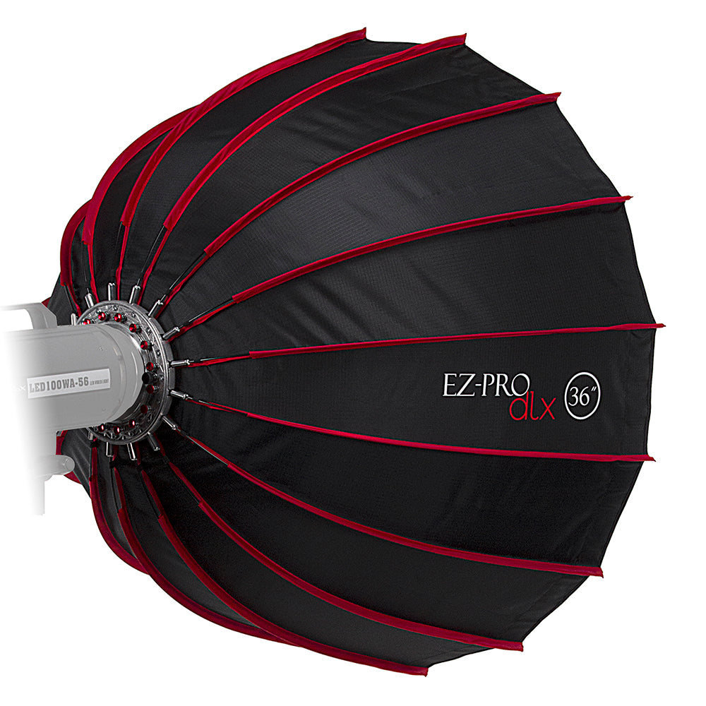Fotodiox EZ-Pro DLX Parabolic Softbox with Profoto Speedring - Quick Collapsible Softbox with Silver Reflective Interior with Double Diffusion