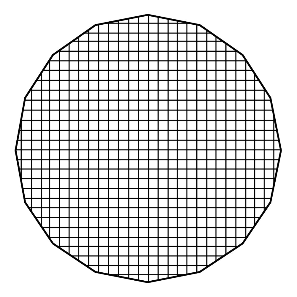 Fotodiox Pro Eggcrate Grid for Deep EZ-Pro Parabolic Softboxes - Fits Deep EZ-Pro Parabolic Softbox - 50 Degree Grid (2x2x1.5" Openings)