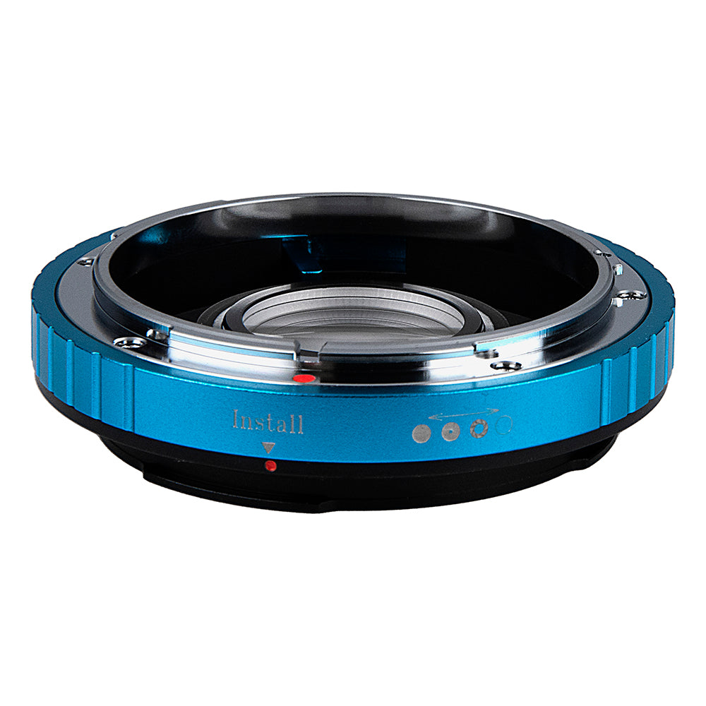 Fotodiox Pro Lens Mount Adapter - Canon FD & FL 35mm SLR lens to Canon EOS (EF, EF-S) Mount SLR Camera Body, with Built-In Aperture Control Dial
